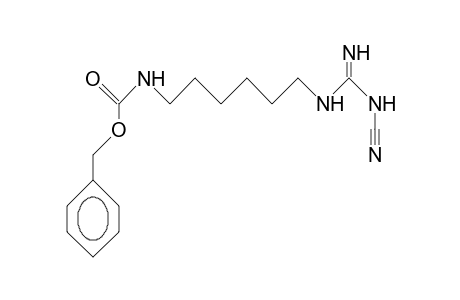 1-Benzyloxycarbamoyl-6-(cyano-guadinyl)-hexane