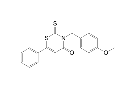 3-p-anisyl-6-phenyl-2-thioxo-1,3-thiazin-4-one