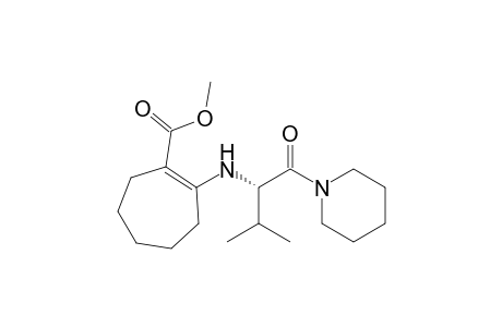 N-(2-Methoxycarbonyl-1-cycloheptenyl)-L-valine piperidide