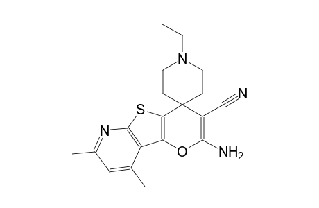 2'-amino-1-ethyl-7',9'-dimethylspiro[piperidine-4,4'-pyrano[2',3':4,5]thieno[2,3-b]pyridine]-3'-carbonitrile
