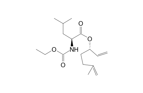 (1'S,2S)-2-[(Ethoxycarbonyl)amino]-4-methylpentanoic acid 1-vinylpent-4-enyl ester