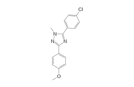 5-(4-CHLOROPHENYL)-3-(4-METHOXYPHENYL)-1-METHYL-1H-1,2,4-TRIAZOLE