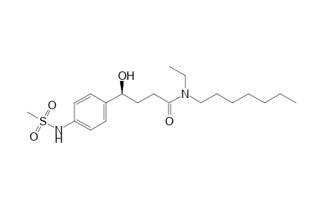 (S)-N-[4-[4-(Ethylheptylamino)-1-hydroxy-4-oxobutyl]phenyl]methanesulfonamide
