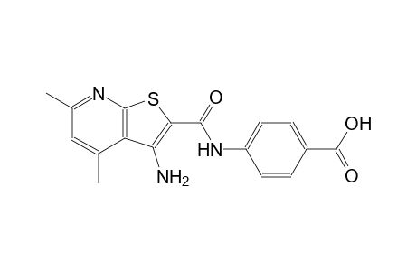 benzoic acid, 4-[[(3-amino-4,6-dimethylthieno[2,3-b]pyridin-2-yl)carbonyl]amino]-