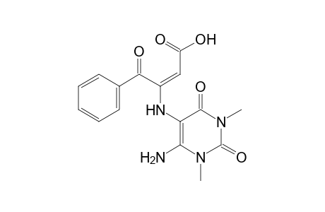 3-(6-Amino-1,3-dimethyl-2,4-dioxo-1,2,3,4-tetrahydropyrimidin-5-ylamino)-4-oxo-4-phenyl-2-butenoic acid