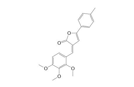 3-(2',3',4'-Trimethoxybenzylidene)-5-(p-methylphenyl)-2(3H)-furanone