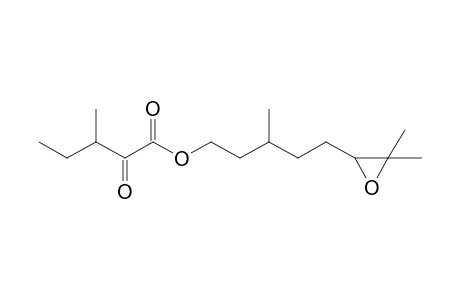 6',7'-Epoxy-3',7'-dimethyloctyl 3-methyl-2-oxopentanoate