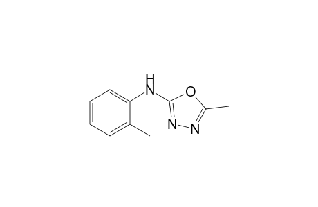 5-Methyl-N-(2-methylphenyl)-1,3,4-oxadiazol-2-amine