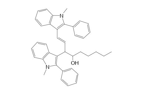 1,3-bis(N-Methyl-2'-phenylindol-3'-yl)-4-hydroxynon-1-ene