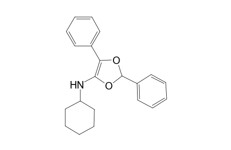 N-Cyclohexyl-2,5-diphenyl-1,3-dioxol-4-amine