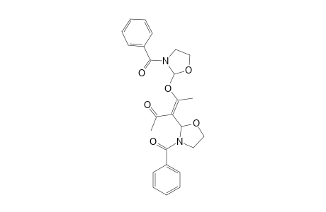 (Z)-3-(3-benzoyl-1,3-oxazolidin-2-yl)-4-[(3-benzoyl-1,3-oxazolidin-2-yl)oxy]pent-3-en-2-one
