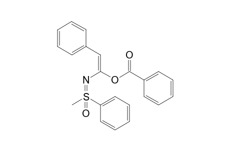 (E)-N-(2-Phenylvinyl-2-benzoyloxy)-S-methyl-S-phenylsulfoximine