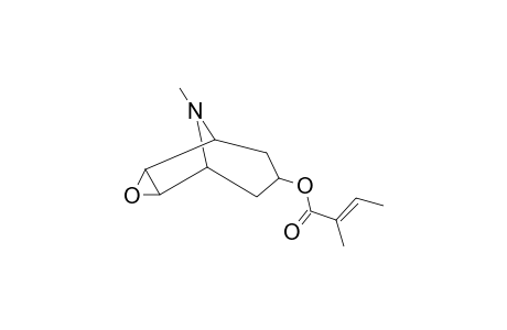 3-Tigloyloxy-6,7-epoxytropane