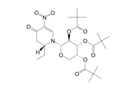 (2S)-N-(2',3',4'-TRI-O-PIVALOYL-ALPHA-D-ARABINOPYRANOSYL)-2-ETHYL-5-NITRO-5,6-DEHYDROPIPERIDIN-4-ONE