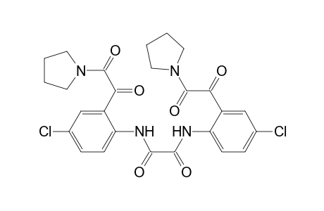 Ethanediamide, N,N'-bis[4-chloro-2-(oxo-1-pyrrolidinylacetyl)phenyl]-