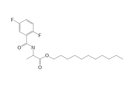 D-Alanine, N-(2,5-difluorobenzoyl)-, undecyl ester