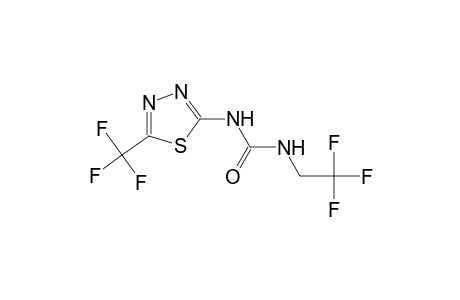 N-(2,2,2-trifluoroethyl)-N'-[5-(trifluoromethyl)-1,3,4-thiadiazol-2-yl]urea