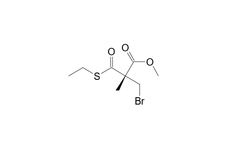 Propanoic acid, 2-(bromomethyl)-3-(ethylthio)-2-methyl-3-oxo-, methyl ester, (S)-