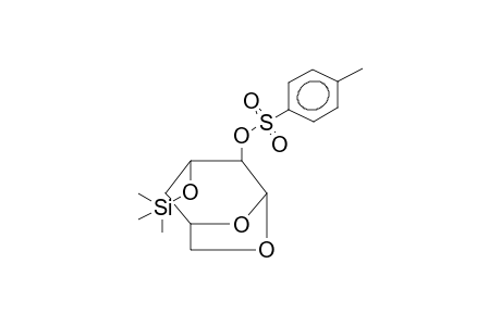 1,6-ANHYDRO-4-DEOXY-2-O-TOSYL-3-O-TRIMETHYLSILYL-BETA-D-GLUCOPYRANOSE