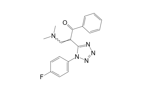 3-(dimethylamino)-2-[1-(p-fluorophenyl)-1H-tetrazol-5-yl]acrylophenone