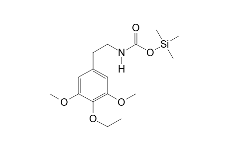 Escaline carbamic acid TMS