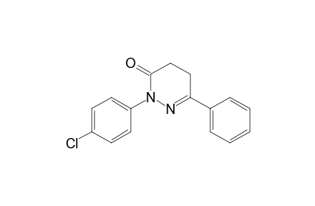3(2H)-Pyridazinone, 2-(4-chlorophenyl)-4,5-dihydro-6-phenyl-