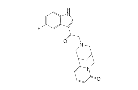 11-[2-(5-fluoro-1H-indol-3-yl)-2-oxoethyl]-7,11-diazatricyclo[7.3.1.0~2,7~]trideca-2,4-dien-6-one