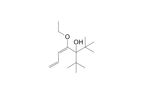 (4E)-3-tert-butyl-4-ethoxy-2,2-dimethyl-3-hepta-4,6-dienol