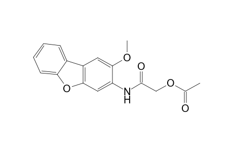 2-[(2-methoxydibenzo[b,d]furan-3-yl)amino]-2-oxoethyl acetate