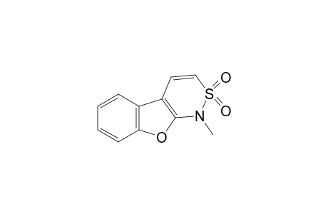 1-methyl-1H-benzofuro[2,3-c][1,2]thiazine, 2,2-dioxide