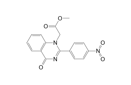 1(4H)-Quinazolineacetic acid, 2-(4-nitrophenyl)-4-oxo-, methyl ester