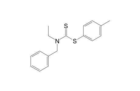 Benzyl-ethyl-dithiocarbamic acid p-tolyl ester