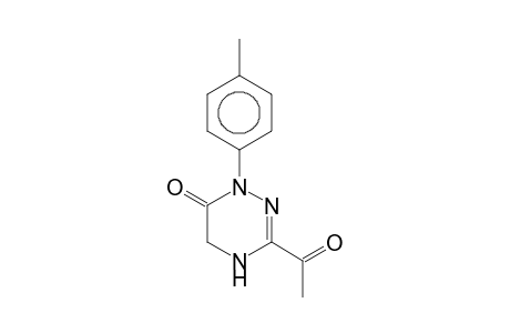 3-Acetyl-1-(4-methylphenyl)-4,5-dihydro-1,2,4-triazin-6(1H)-one