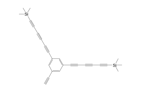 1-Ethynyl-3,5-bis[6-(trimethylsilyl)-1,3,5-hexatriynyl]benzene