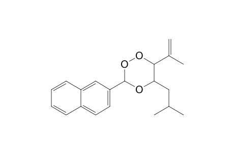 (3RS,5RS,6RS)-5-Isobutyl-3-(naphthalen-2-yl)-6-(prop-1-en-2-yl)-1,2,4-trioxane