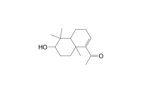 1,5,5-Trimethyl-10-(1-oxoethyl)bicyclo[4.4.0]dec-9-en-4-ol