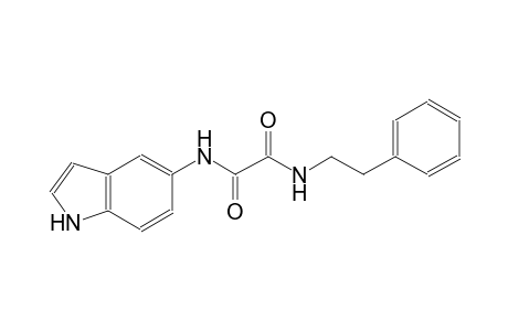 ethanediamide, N~1~-(1H-indol-5-yl)-N~2~-(2-phenylethyl)-