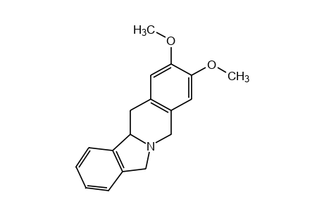 (+/-)-2,3-dimethoxy-5,7-11b,12-tetrahydroisoindolo[2,1-b]isoquinoline