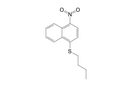 1-Nitro-4-(1-butylthio)naphthalene
