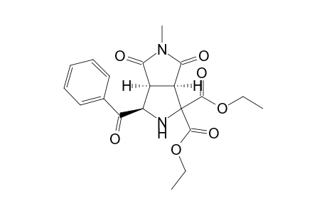 Diethyl (3R*,3aS*,6aR*)-3-benzoyl-5-methyl-4,6-dioxohexahydropyrrolo[3,4-c]pyrrole-1,1(2H)-dicarboxylate