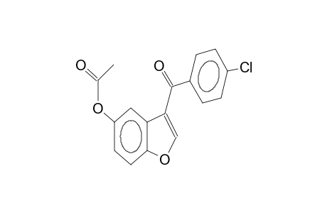 3-(4-chlorobenzoyl)-5-acetoxybenzofuran