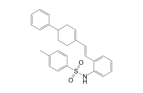 N-Tosyl-2-[(E)-2-(4-phenylcyclohex-1-enyl)ethenyl]aniline