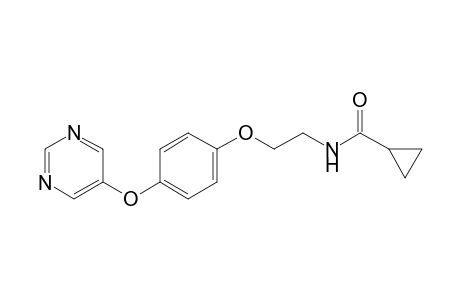 Cyclopropanecarboxamide, N-[2-[4-(5-pyrimidinyloxy)phenoxy]ethyl]-