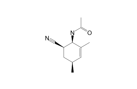 CIS-1N-ACETYLAMINO-2-CYANO-4,6-DIMETHYL-5-CYCLOHEXENE