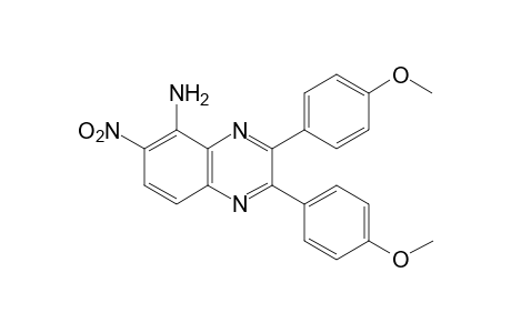 5-amino-2,3-bis(p-methoxyphenyl)-6-nitroquinoxaline