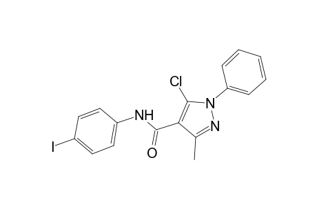 5-Chloro-3-methyl-1-phenyl-1H-pyrazole-4-carboxylic acid (4-iodo-phenyl)-amide