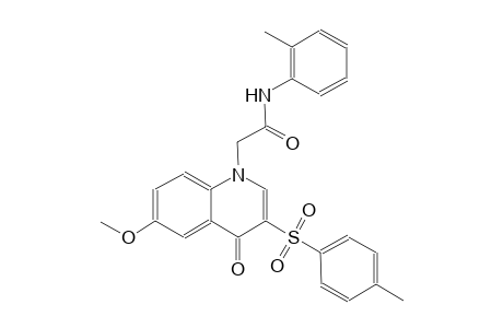 1-quinolineacetamide, 1,4-dihydro-6-methoxy-N-(2-methylphenyl)-3-[(4-methylphenyl)sulfonyl]-4-oxo-