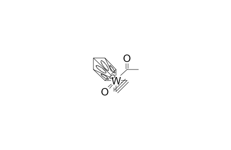 Acetyl-cyclopentadienyl-(ethene-1,2-diyl)-oxo-tungsten