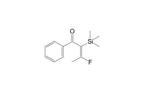 (Z)-3-Fluoro-2-trimethylsilyl-1-phenylbut-2-en-1-one