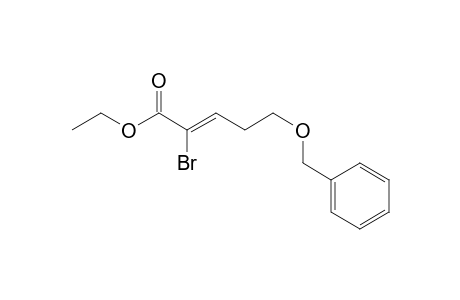 (Z)-2-bromo-5-phenylmethoxy-2-pentenoic acid ethyl ester